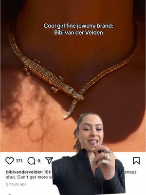 #greenscreen Bibi van der Velden 🔥 #finejewelry #jewelrybrands #finejewelrybrands #bibivandervelden 