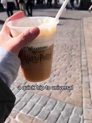 ALWAYS get a spiked butterbeer and then Tram!! I love movie history #universalstudioshollywood #annualpass #harrypotter #movies 