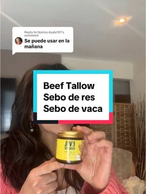 Replying to @Norma Ayala101  La verdad sobre el sebo de res, beef tallow. #sebodevaca #seboderes #beeftallow #cuidadodepiel #evilgoods 