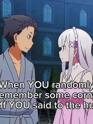 Yes YOU 🫵 . .so true 😭💯 . .  #fyp #pov #relatable #nonchalant #coolkid #subaru #rezero