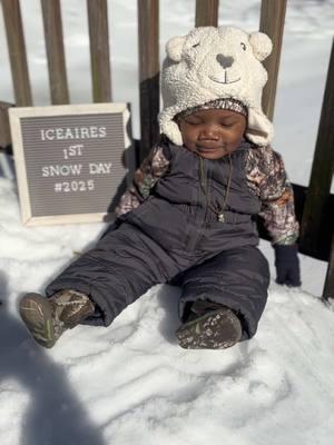 POV: You named your son 'Ice'... and FINALLY, 8 years later, he gets to play in the snow!!! 🥹😭😍😍 Best. Day. Ever!  #IceIceBaby #SnowMuchFun #WinterWonderland #fypシ #snow2025 #SouthCarolinaSnow #HappinessOverload 