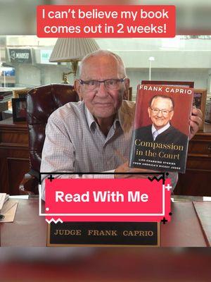 NEWS-WORTHY…My first book, “Compassion in the Court” is released in 2 weeks.. and was featured on many newscasts… Pre-Order yours today! Link in bio!  #caughtinprovidence #myfirstbook #read #books #judgecaprio