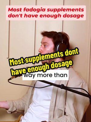 Most supplements don’t have enough dosage #fadogiaagrestis #trt #supplements #supplementsthatwork 