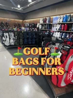 GOLF BAGS FOR  BEGINNERS! Leave any questions below! And let me know if you want to make any more videos on golf bags - maybe best golf bag under $200, or best golf bag for walking, or best cart golf bag!? I can always compare different types of standbags. I am also tagging a bunch of companies that all make golf bags! (I have not had a chance to check out all of their bags in person) @PING Golf @STITCH GOLF @Titleist @Callaway Golf @TaylorMade Golf @Wilson Golf @Sunday Golf @Vessel Golf @PXG - Parsons Xtreme Golf @Sun Mountain @OGIO @Jones Sports Company @G/FORE @GhostGolf @Pins & Aces @COBRA Golf  #golftips #golfbag #golfclubs #pgashow #pgashow2025 #golfgear #golftok #golftiktok #golfswing #golftraining best golf bag for beginner golfer. Best golf bag. Best stand golf bag. Best beginner golf ball. Best beginner golf clubs. PGA show 2025 