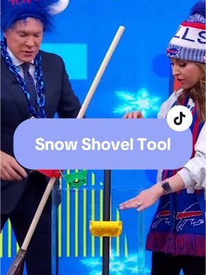 Add this back-saving tool grip to any long handle stick tool for under $10 to help you stand taller while shoveling!  #shopgma #goodmorningamerica #amazonfind #snowshovel 