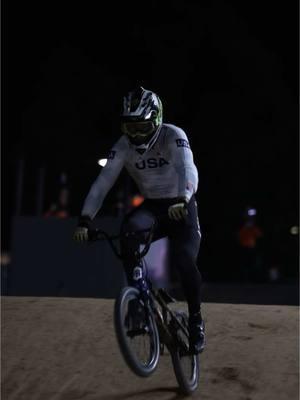 Night session on my Olympic edition @Mongoose I love nights like this. #fyp #foryou #trending #athlete #bmxracing #mongoosebmx