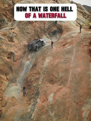 I don't know if I would want to climb this waterfall.... @ninjafied  #ninjafied #idolsgang #vegas #logandale #valleyoffire #rockcrawling #offroad #toyota #4runner #rbp #rbptires #yotamafia #matterhorn #chute #hollywood #akspring #alaskaspring