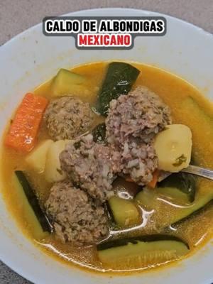 Receta de caldo de albondigas a mi estilo 👩🏻‍🍳🇲🇽 #Receta #recetamexicana #caldodealbóndigas #albóndigas #ideasdecomida #ideasderecetas #comidamexicana #albóndigasencaldillo#mexicanrecipe #mexicanfood #mexicansoup #mexicanmeatballsoup #quecocinohoy #ideasderecetasmexicanas