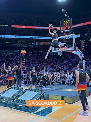 3/3 because they got that assist from me 😮‍💨😮‍💨 #dunkers #assist #acrobaticdunk #nbadunk #TheGorilla #basketball #phoenixsuns #Go #mascot #sportstiktok 