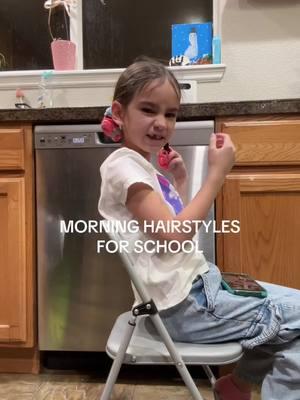 How adorable #mom #fyp #Vlog #kids #dayinmylife #morningroutine #beforeschool #curlyhairstyles #hairstyle 