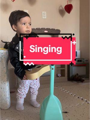 He has many talents 🥲 guitar: @Loog Guitars  ****Code: Hellofromdelilah  #kidsguitars #rockingout #singing #toddlersoftiktok 