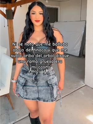 😂🥰☺️😅. Top and Skirt from my tiktok shop ♥️  #cosasdelavidareal #infancia #denimskirt #denimoutfit #miniskirt #infanciadesbloqueada 