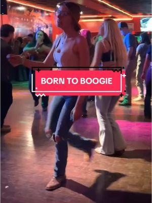 i like to get down with all my rowdy friends🤍 @madyshafer45  🎼: Born to Boogie- Hank Williams Jr.  💃🏼: 4 Walls, 32 counts, no tags, no restarts #losamigos #fyp #linedance #countrybar #linedancersoftiktok #viralvideo #dance 