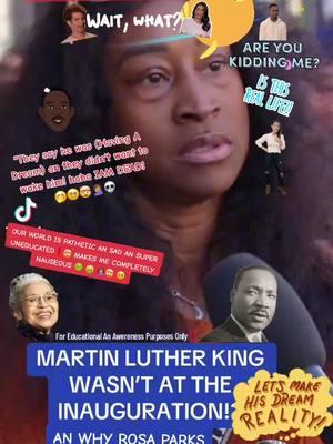 What ppl said when they "found out" that Martin Luther King  (Wasn't) at the Inauguration!? An WHY Rosa Parks showed up an sat in the FRONT ROW!? 🤦🏽‍♀️🤯😵‍💫 For Educational An Awereness Purposes Only. #martinlutherking #martinlutherkingjr #rosaparks #inaguration #donaldtrump #donaldjtrump #presidentalinauguration #presidenttrump #areyouserious #areyoukiddingme #thisisajoke #whatajoke #pathetic #patheticworld #sadworld #fuckedup #thisisfuckedup #unbelivable #unreal #whatisgoingon #whatsgoingon #whatishappening #whatshappening #wtfisgoingon #wtfishappening #wtf #whatthe #whatthefuck #ignorance #peopleareignorant #ignorantpeople #uneducated #noteducated #noeducation  #stupidity #stupid #stupidpeople #idiots #idioticbehaviour #idiotic #ididoticpeople #unacceptable #unacceptablebehavior #icantbelieveit #icanteven #thisiscrazy #thisisterrifying #terrifying #sickening #themoreyouknow #themoreyouknow💫 #stayeducated #beeducated #beaware #awareness #spreadingawarness #sharingknowledge #spreadingknowledge #spreadawareness #shareknowledge #comedy #thisisfunny #haha #thiswillmakeyoulaugh #funnyvideo #thisisfunnytho #laugh #comedian #comic #comics #thisiscomedy #nowthisiscomedy #thisiscomedy #youshouldbeashamed #shameful #shame #ashamed #ashame #sharethis #watchthis #payattention #attentionplease #pleaseshare #pleasewatch #checkthisout #lookatthis #watchthisvideo #makethisviral #makethisgoviral  #viralvideo #massfollowing🔥🔥 #massfollow #massfollowing  #youhavetoseethis #waitwhat #isthisreal #isthisreallife #reallife #whatdoyouthink #whatdoyouthink? #whatdoyouthinkaboutthis #isthisforreal #thismakesmesick #sickworld #sadworld #mindblown #mindblowing #mymindisblown #importantmessage #awareness #sleepingsheep #wakeupamerica #wakeup #whatintheworld #howisthispossible #howisthishappening #whywouldyouthinkthat #whatiswrongwithyou #whatiswrongwiththisworld #makeamericagreatagain🇺🇸❤️ #makeamericagreatagain #sad #sick #wearedoomed #crazy #thisiscrazy #cringey #cringe #thisiscringe #weredoomed #theendisnear #noeducation #embarrassment #howembarrassing #thatwasembarrassing #thatwaspathetic #howpathetic #unreal #howisthispossible #howisthishappening #howisthisreallife #icant  #embarrassed  #embarrassing   #godhelpus #godhelpusall #fy #fyp #foryou #foryoupage 