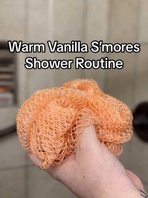 Warm vanilla s’mores shower routine! #showerroutine #showertok #vanillaperfume #vanillashoweroutine #smoresshowerroutine #warmvanillasugar #hygineroutine #athomespa #wintershowerroutine #dryskintips 