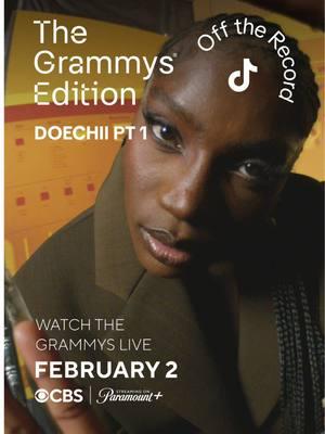 ✅ Step one, get nominated for a GRAMMY. Step two, @Doechii tells us everything on @TikTok #OffTheRecord #GRAMMYs Edition interviewed by JaNa Craig (@NayNay).    ✨ Search GRAMMYS on #TikTok to watch the series and Tune-in  LIVE February 2nd on @CBS and streaming on @Paramount+.