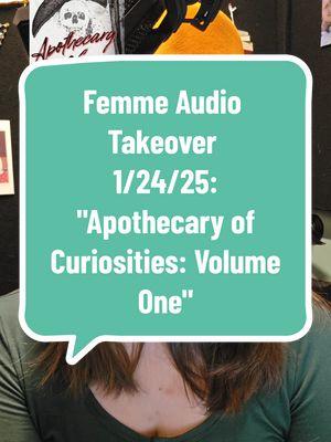 "Apothecary of Curiosities: Volume One" by @Author Samantha Moran is available to pre-order and releases on March 31, 2025.  It is a collection of short stories about the experiences of the Grim Reaper #authorsoftiktok #author #audiobooknarrator #audiobooks #audiobook #orangehatsociety #fato #femmeaudiotakeover #books #BookTok #femmenarratorappreciation 