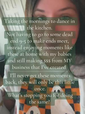 Endless kitchen dances, digital marketing has truly brought a new meaning to my life, a new sense of worth and for that I’m a better mom because I’m TRULY happy with where my life is going. #momlifevibes #millitarywife❤️ #homeschoolmama #sahmlifetok #workfromhomemommas #bossmama #sahmlifestyle #buildingabettertomorrow #digitalmarketingforbeginners 