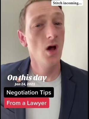 3 tips on negotiating from a lawyer #onthisday #onthisday2021 #portcityattorney 