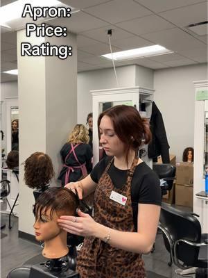 salon apron TOUR  // YouTube - lucy_seitz #hairapron #cosmetologyschool #beautyschool #hairsalon #hairstylist #cosmetologystudent #hairvideos #relatable #salon #hairstyles #hairasmr #lucyseitz @durasilkltd @Amazon 