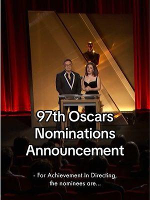 ICYMI: The 97th Oscars Nominations Announcement, hosted by Bowen Yang and Rachel Sennott. Who are you rooting for? Watch the Oscars LIVE Sunday, March 2 at 7e/4p on @ABC and stream live on @hulu. Expect the unexpected—only at the #Oscars.  #OscarNominations #Oscar #BowenYang #RachelSennott #Movies #Film 