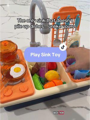 My toddlers gonna be doing more dishes than I am..  . . . #kitchenplayset #sinkplay #waterplay #sensoryplay #toddlertoys 