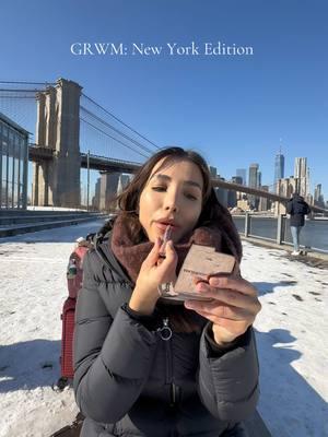 It’s freezing cold here 🗽 #newyork #makeup #grwm #bourtsin #flugbegleiterin 