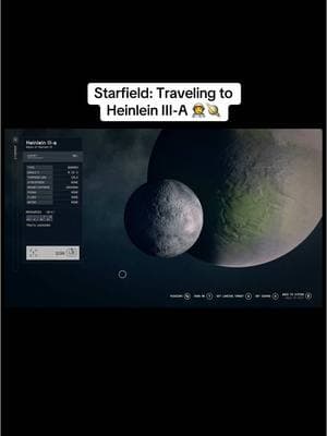 Traveling to Heinlein III-A, the moon of Heinlein III, on Starfield 🪐👨‍🚀. #Starfield #StarfieldGame #StarfieldGameplay #SpaceExploration #StarfieldTok #StarfieldTikTok #Xbox #XboxSeriesX #GamingTok #GamingTikTok 