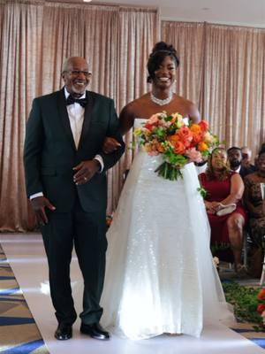 What an awesome way for the bride to walk down the aisle with different generations of her family 🙌 #atlantaweddings #atlantaweddingvideographer #atlwedding #atlvideoproduction #atlantavideoproduction #atlweddingvideographer #fyp #atlvideographer #atlantavideographer #brideentrance 