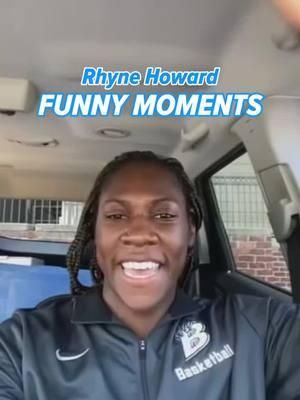 The Rhyne Howard core you needed this week 😂 #DoItForTheDream #atlantadream #WNBA #rhynehoward @Rhy 🤩 