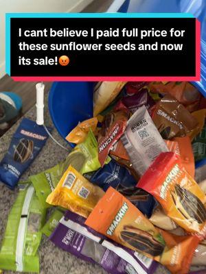 If I knew the price of the SMACKIN bucket was going to be THIS LOW, I would’ve bought today instead 😤😒#smackinseeds #smackinseedsbucket #smackinsunflowerseeds #sunflowerseeds #TikTokMadeMeBuyIt #giftguide #spotlightfinds #bkbargains #fyppppppppppppppppppppppp 