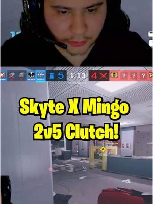 2v5 w Old Duo Mingo 🔥 #r6 #r6siege #skyte #mingo #fyp 