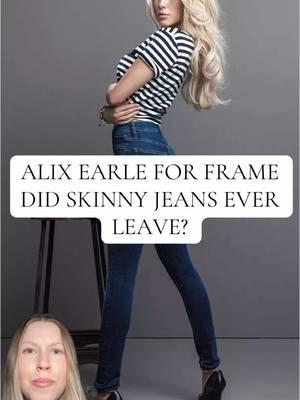 Honestly skinny jeans never left. At least in my wardrobe. #greenscreen #alixearle #frame #framedenim #skinnyjeans @FRAME BRAND 