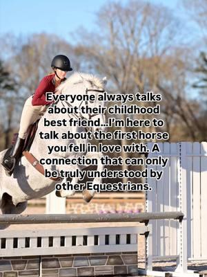 Who was your first lesson pony love? #lessonpony #firstlove #horsegirl #hearthorse #horsejumping 