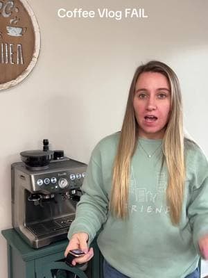 Coffee vlog faillllll 🤣🤣 anywayssssss catch me in the next vid with SHORT hair!!!! #coffevlog #coffee #brevillebaristaexpress #hairtime #haircut #MomsofTikTok #momtok #haircutday 