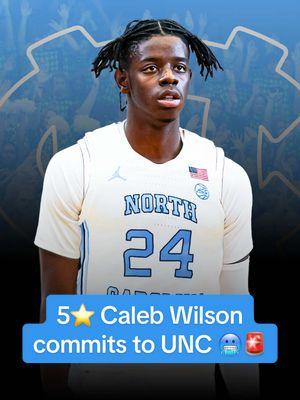 5⭐️ senior Caleb Wilson is headed to Chapel Hill next season! 🥶🥶🥶 @Chosen 1 @SLAM University #calebwilson #slamhs #hshoops #basketball #northcarolina #tarheels #unc #kodakblack #kodak #fyp #trending 