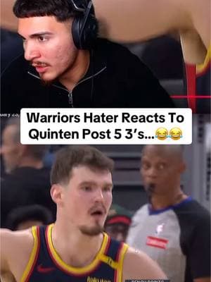 Warriors Just Have Shooters Everywhere!?!?🤦🏽‍♂️ #fyp #NBA #nbahighlights #goldenstatewarriors #warriors #quintenpost #warriorshater #warriorsvsbulls #basketball #reaction #dandaman 