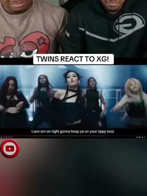 TWINS REACT TO XG! #twins #kpop #reaction #xg #tippytoes 