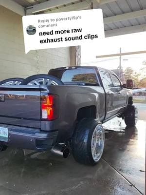 Replying to @povertyl5p #s400 #300hp #24x14s #americanforce #duramax #chevy #chevrolet #silverado #tungsten #nitto #fyp #liftedtrucks  #cameron394 #trucktok #funny #quotes #truckquotes 