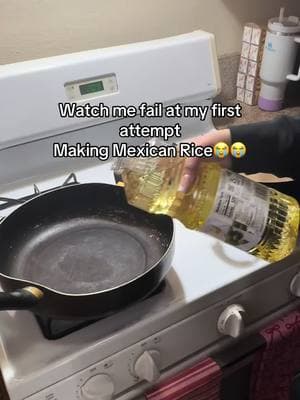 I followed a tik tok recipe step by step on how to make Mexican rice the easy way😭 #fail#fallas#mexicanrice 