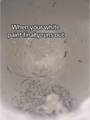 It had a good run 💔 #fypシ #art #paint #whitepaint #goodlife #painting #craft #arttok 