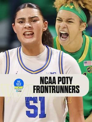 Who is YOUR mid season pick for #NCAA player of the year? 🤔 #womensbasketball #hannahhidalgo #laurenbetts #womenssports #ucla #notredame 