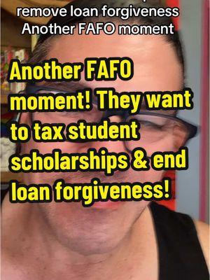 #fafo #studentloan #studentloanforgiveness #usa🇺🇸 #usa_tiktok #studentloans #scholarships #college #collegestudents 