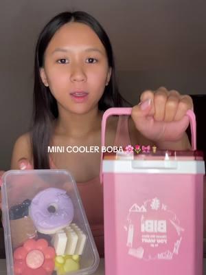 FINALLY GOT IT 🧋 #minicooler #boba #bubbletea #milktea #tapiocapearls #jellies #tastetest #FoodTok #foodtiktok #mukbang 