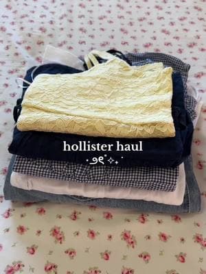 i love hollister 💕🎀  can’t wait to wear these hehe ^-^ @hollister #hollister #hollisterhaul #outfitinspo #babydolltop #outfitideas #pinterestoutfit #coquette 