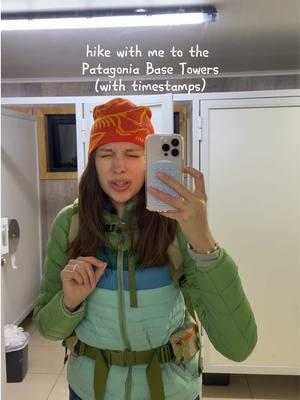 my first night hike to the Base Towers in Patagonia 🌙🥾⛰️🌞 #wtrek #sunrisehike #sunrisehiking #torresdelpainenationalpark #torresdelpaine #patagoniatravel 