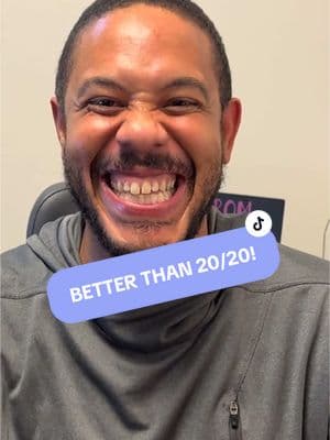 Better than 20/20! This patient is all smiles after getting LASIK! Book a free consultation today! #LASIK #LASIKDoctor #LASIKPLUS #LasikVisionInstitute #TLCLasik #TLCLaserEyeCenter #HowMuchIsLASIK #LASIKEyeSurgeryCost #LasikEyeSurgery #LASIKEye #LASIKEyeCosts #LASIKEyeCorrection #LASIKNearMe #LASIKEyeSurgeryNearMe #LASIKeye #PRK #LASIKvsPRK #VisionCorrection #Vision #Doctor #DoctorsofTikTok #EyeSurgery #EyeSurgeon #Eyes #Glasses #Contacts #Astigmatism #Patient #Journey