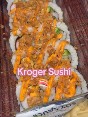 🍣🥢 I think #Kroger #sushi is equivalent to Publix subs…  Really good 👍🏼 😋 #zenshi #baobuns  #ABiteWithJudi #Foodie #foodblogger #fypシ #creatorsearchinsights @Kroger 