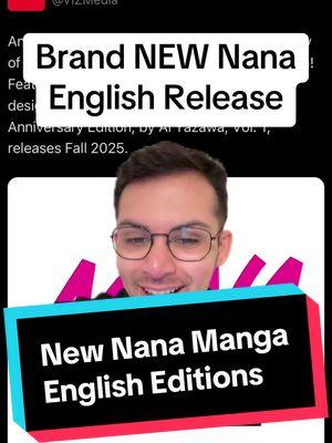 NEW NANA MANGA ENGLISH EDITIONS ARE COMING FROM @VIZ! #nana #nanamanga #nanaanime #nanaosaki #nanao #hachi #takumi #manga #mangatok   