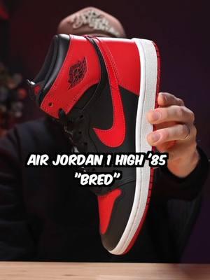 This is my favorite retro of my favorite sneaker of all time 😍 Are you grabbing a pair of the upcoming Air Jordan 1 85 Bred in February? #jordan1 #bred #fashion #sneakers #sneakerhead #jordans #airjordan #fyp #foryou 